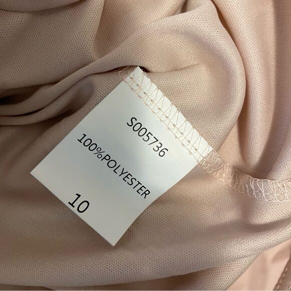 Showpo "Give me Attention Dress" Blush Midi Dress Size 6 NWT - Picture 6 of 7